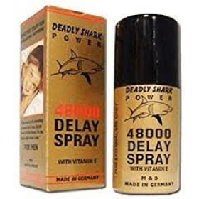 Deadly Shark Power 48000 with Vitamin E Delay Spray For Men (45ml)