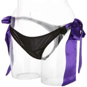 Doc Johnson Black Rose Secret Garden Vibrating Panties