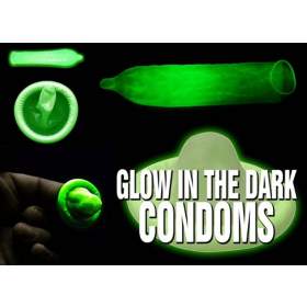 Glow in the Dark Condoms - 3 pieces