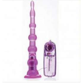 Vibrating Jelly Anal Plug with Remote Control & Suction Cup