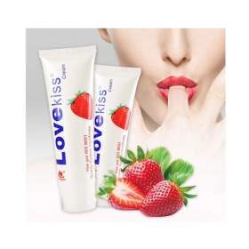 Love Kiss Cream Personal Body Massage Lubricant For Couple -Strawberry