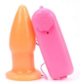 Mini Vibrating Butt Plug -Flesh Color