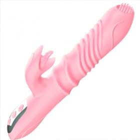 Thrusting & Heating Rabbit Vibrator for Woman G Spot Vagina Clitoris Stimulator