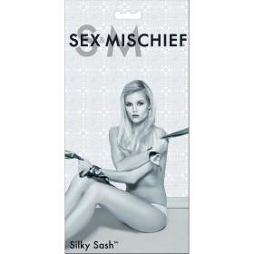 Sex and Mischief S&M Silky Sash Restraints - Purple
