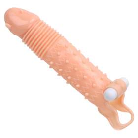 Male Liquid Silicone Penis Enlargement Cock Ring Reusable Condom 