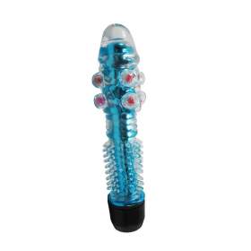 Studded Crystal Vibrator - Multi Color