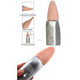 Silicon Tongue Vibrator with strong Bullet