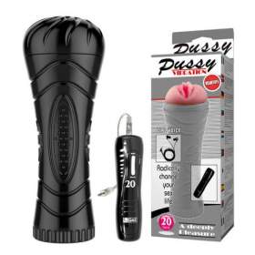 Pussy Vibrating Masturbator -  with Voice & Remote