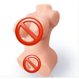 3D Silicone Face Off Half Body Masturbator 