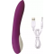 10 Function Waterproof Silicone Vibrator - Purple 