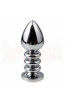 Stainless Steel Diamond anal plug-Pink thumbnail