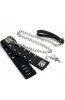Leather Locking Rivet Neck Harness Bondage Kits thumbnail