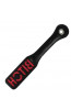 BITCH Leather Sensual Hand Spanking Paddle thumbnail
